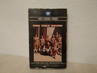 The Wild Bunch (vhs) Big Box Oop Borgnine Holden Wci Home Video Crime Rare Vtg