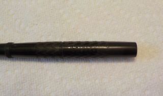 Antique Latremore ' s Aeropen Hard Rubber Fountain Pen 14k Gold 3 Nib Sleeve Fill 2