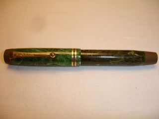 Antique Vintage Parker Duofold Button Filler Fountain Pen Parts Or To Restore