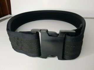 Very Rare Galco 2.  25 " Black Size Medium Police Military Tactical Duty Belt
