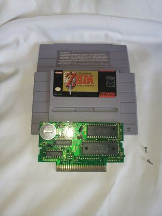 The Legend Of Zelda A Link To The Past (nintendo Snes) Authentic Cart Rare