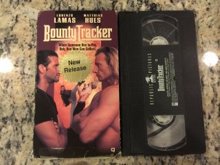 Bounty Tracker Rare Oop Vhs Not On U.  S.  Dvd 1992 Lorenzo Lamas Revenge Action