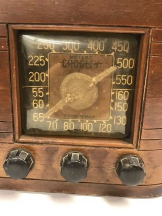 Vintage Rare Crosley Radio Tube Record Player Model 56TP Radio Corp Cincinnati 3