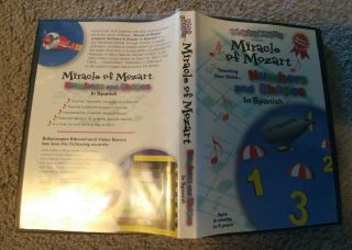 Miracle Of Mozart - Numbers And Shapes In Spanish - Rare 2000 Dvd - Very Good