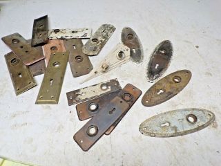 17 Vintage Door Knob Back Plates For Craft Projects