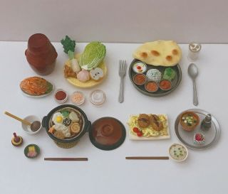 Rare Re - Ment (rement) Dollhouse Minatures Asian Food