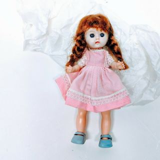 Vintage Ginger Doll 7 1/2 " 1950 