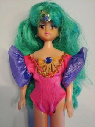 1994 Moonbeam Traveler Doll By Totsy Sailor Moon Clones Knockoff Rare Green Hair