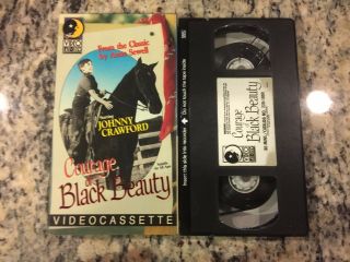 Courage Of Black Beauty Rare Vhs Not On U.  S.  Dvd 1957 Video Late Show Release