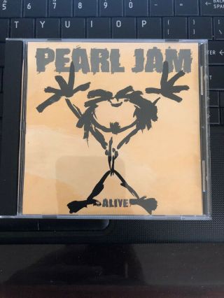 Pearl Jam Alive 3 Track 1991 Promo Cd Rare Zsk 4606