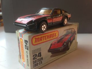 Lesney Matchbox Superfast,  Made In Hong Kong,  24 Datsun 280 Zx,  Rare