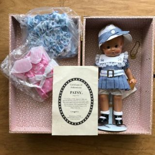 Effanbee Vintage Patsy Doll With Trunk,  Stand,  Clothes,  And