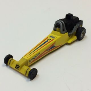 Vtg‼ Rare Darda Stop Motor Yellow Dragster 2 Racing Car West Germany Toy •vguc‼
