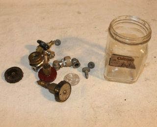 Vintage Coleman Lantern Stove Parts Jar Advertising Collectible Display 6