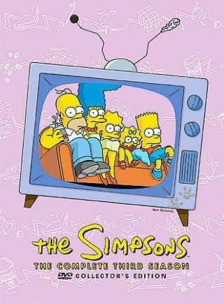 The Simpsons Complete Third Season 3 Dvd Box Set Collectors Edition Rare.  Banned