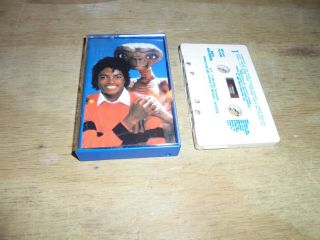 E.  T.  Michael Jackson Cassette Tape Rare Mcac 70,  000 Has Been Play
