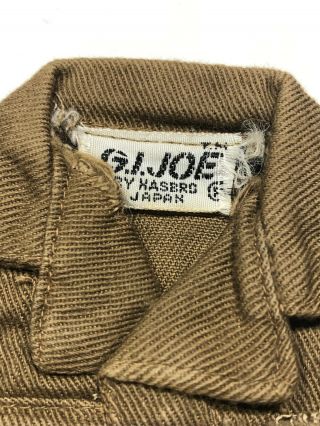 1964 Vintage Gi Joe Tm By Hasbro R Japan Mp Jacket With Rare Tag