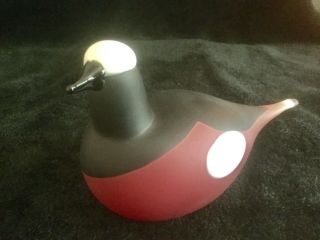 Iittala Toikka Bird Finch Rare - Red,  Black,  White