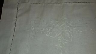 $39.  99 Vintage Antique White Hand Embroidered Pillow Shams Pristine