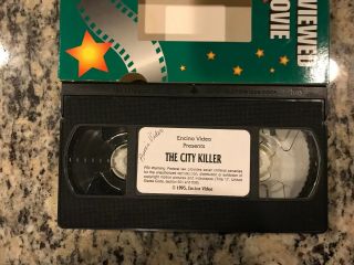 The City Killer Rare Encino Video Vhs Not On Dvd 1984 Thriller Heather Locklear