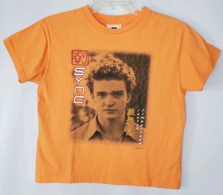 Vintage Nsync Justin Timberlake T Shirt Winterland Tee Asian 2000 Zeeks Rare 5