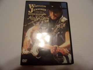 Waylon Jennings And The Waymore Blues Band - Never Say Die (dvd,  2007) Rare Oop