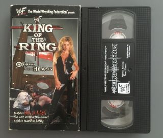 Wwf - King Of The Ring 98 (vhs,  1998) Wwe Wcw Nwo Sable Mankind Undertaker Rare