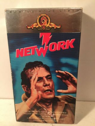 Network,  (mgm,  Us,  Vhs) William Holden Faye Dunaway Rare Orig.  Release
