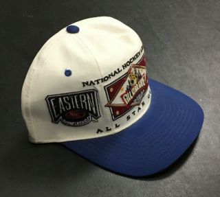 Vintage Rare 1994 Nhl All Star Game Madison Square Garden Hat Starter Snapback