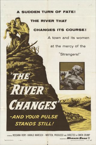 16mm The River Changes - 1956.  Rare B/w Feature Film.