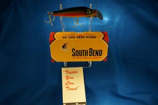 Vintage South Bend Baby Pike - Oreno Marked No.  956 Rw With Paper