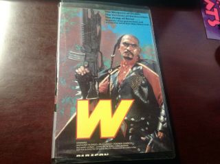 W Vhs - Rare Horror Post Apocalyptic Action Cult Paragon Video Cutbox Filipino
