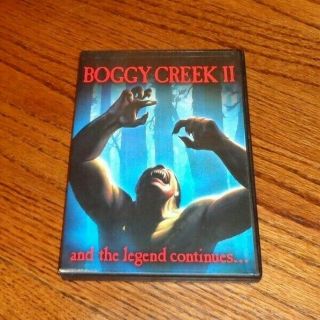 Near Disc Boggy Creek Ii: And The Legend Continues {dvd} Rare Oop 1985