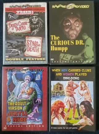 Something Weird Video Dvd Lot《on 4 Discs》5 Rare Obscure Weird Titles☆ships