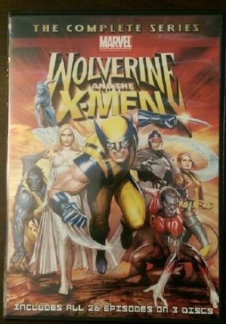 Wolverine And The X - Men The Complete Series Dvd Out Of Print Rare 3 - Disc Set Oop