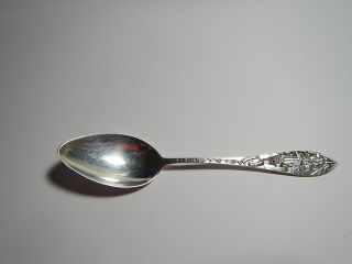 Sterling Silver Souvenir Spoon Gulfport Mississippi Ms Loading On The Pier