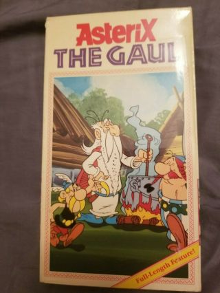 Asterix The Gaul Vol.  1 Vhs (slip Cover) Ultra Rare - Buena Vista - Vtg
