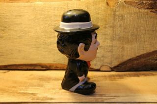 Rare Vintage Ceramic Charlie Chaplin Figure Piggy Bank With Cane Taiwan, 3