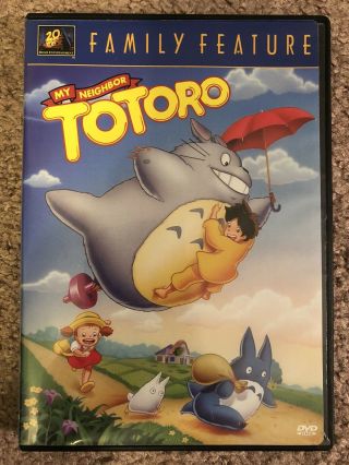 My Neighbor Totoro (dvd,  2002) Rare English Dub