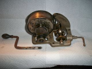 Antique Victor Victrola Single Spring Phonograph Motor With Crank 100