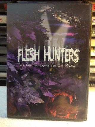 Flesh Hunters (dvd,  2002) Rare Alien Sci Fi Horror Dead Alive Production Oop