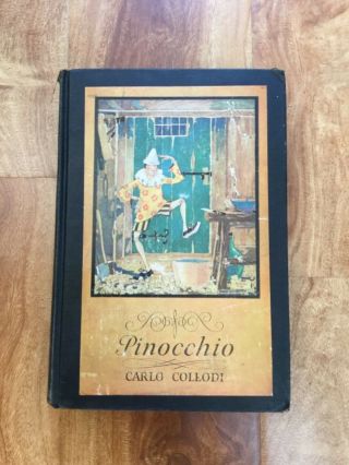 Antique Pinocchio Carlo Collodi Hc Illus Edna E.  Potter 1925 The Twilight Series
