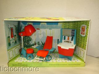 Vintage Penny Brite Beauty Parlor Salon Box Play Set No 1031 Almost Complete