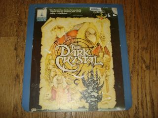 The Dark Crystal (1982) Rare Ced Selectavision Videodisc Thorn Emi Video Stereo