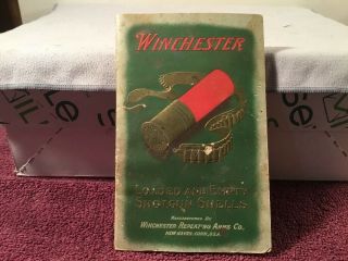 Rare 1912? Winchester Repeating Arms Shotgun Shells Dealer Retail Store Book Nr