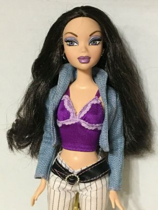 Barbie My Scene Shopping Spree Nolee Doll Raven Black Hair Purple Eyes Rare