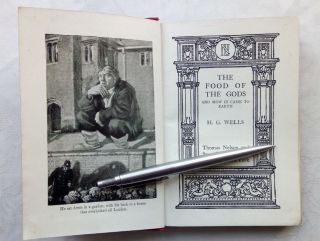 H G Wells The Food Of The Gods And How It Came Antique 1900 ? Nelson 