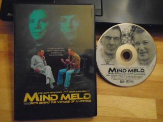 Rare Oop Mind Meld Dvd 2001 William Shatner Leonard Nimoy Star Trek Interviews