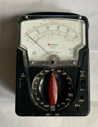 - Vintage Triplett Model 630 - Pl Type 5 Suspension Multimeter Only
