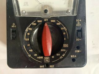 - Vintage Triplett Model 630 - PL Type 5 Suspension Multimeter Only 3